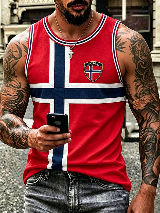 Menns Norge Tank Topp