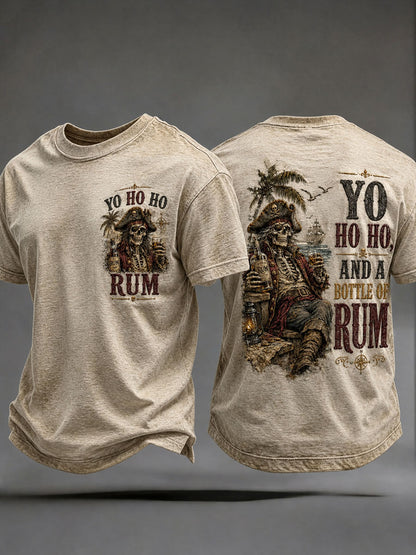 Mäns 'Yo Ho och en flaska rom' T-shirts