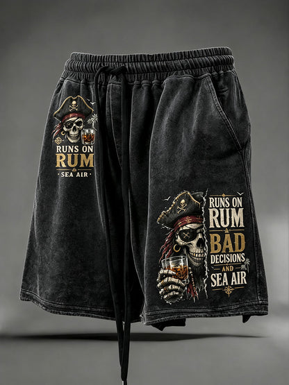 Mäns "kör på rom, dåliga beslut och havsluft" Shorts