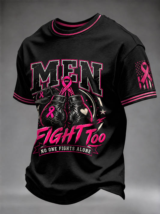 Mäns bröstcancer medvetenhet Jag bär rosa för hennes T-shirt