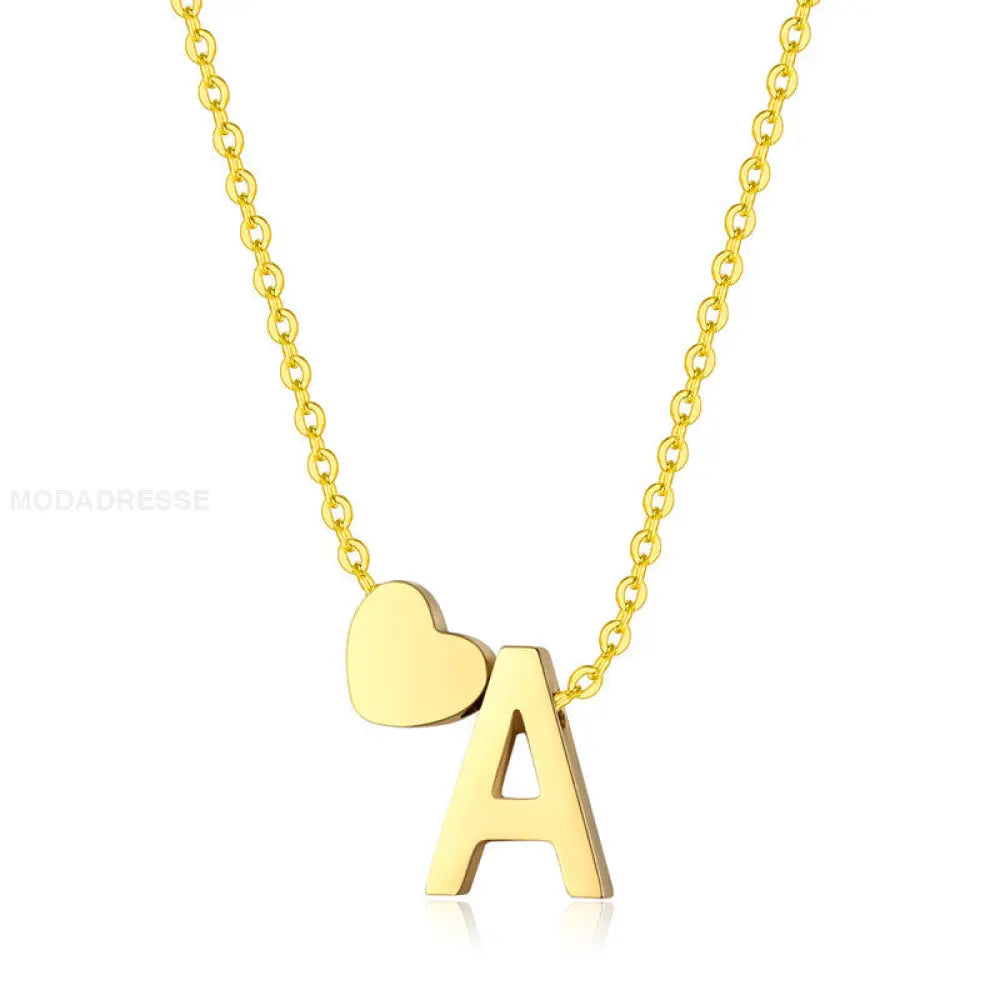 Stil hjertebrev Et vedhjelpskjen guld