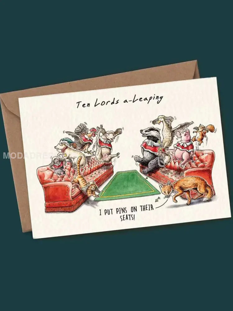 Tolv dagar av julkort sett som bild / ONE