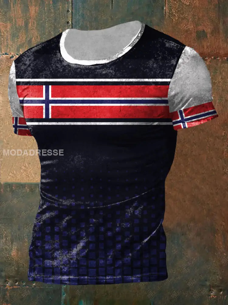 Trykt T-skjorte som bilete / S