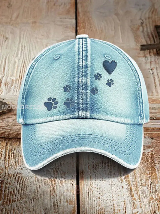 Unisex denimhatta skumblå / JM