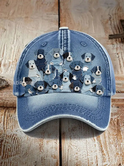 Unisex denimhattar blå / JM