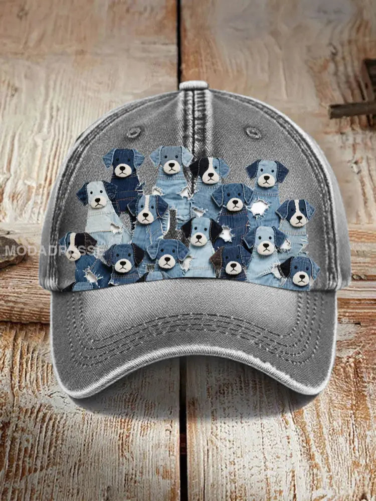 Unisex denimhattar grå / JM