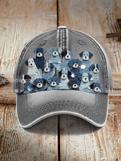 Unisex denimhattar grå / JM