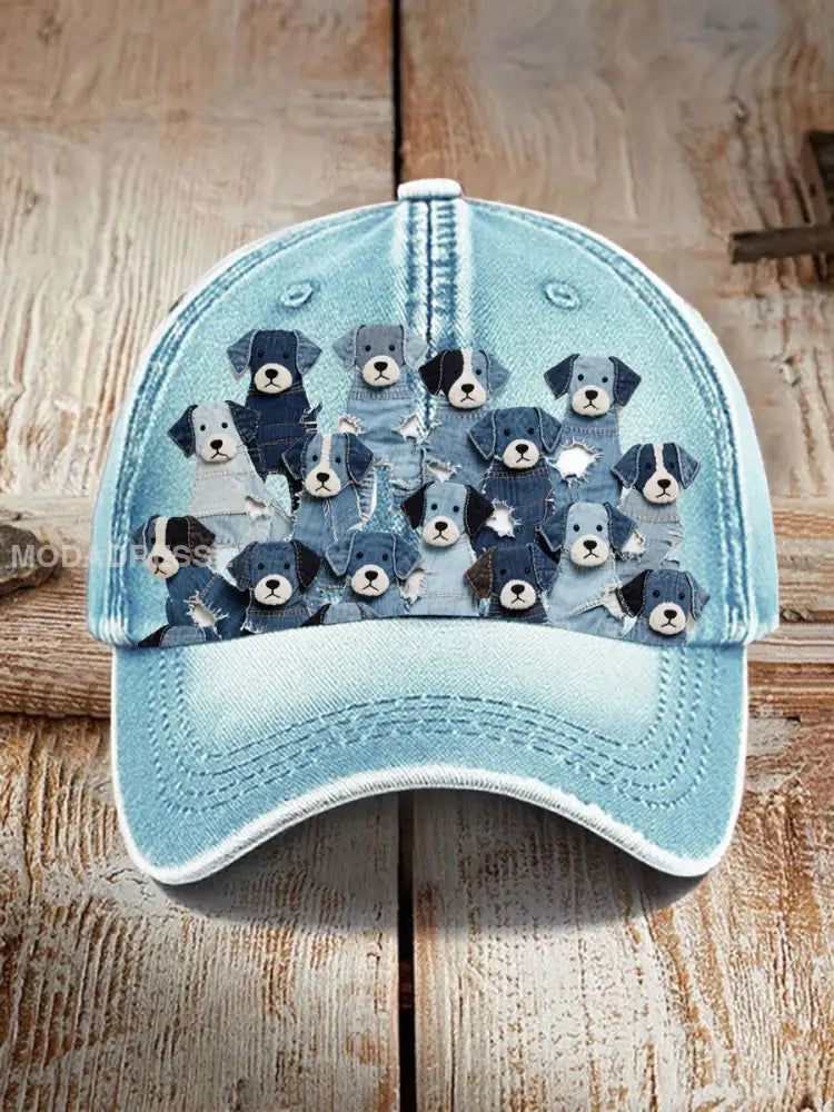 Unisex denimhattar skyblå / JM