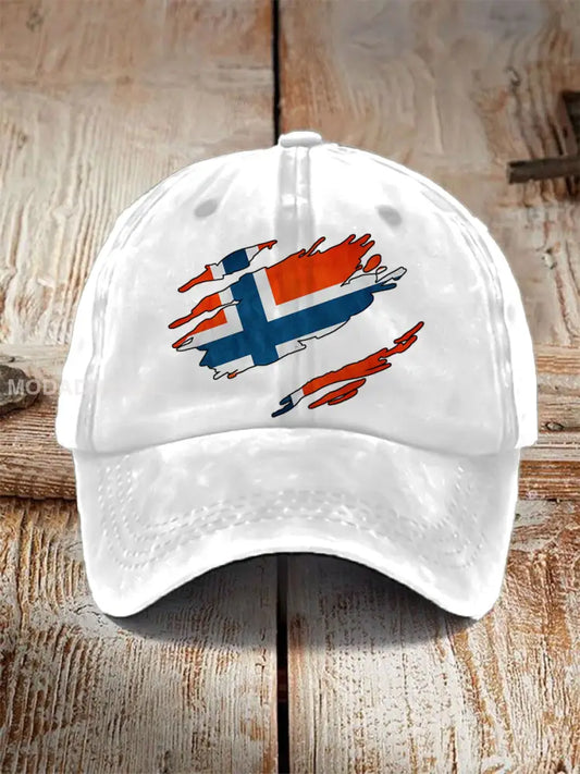 Unisex-norge-flaggstekt JM