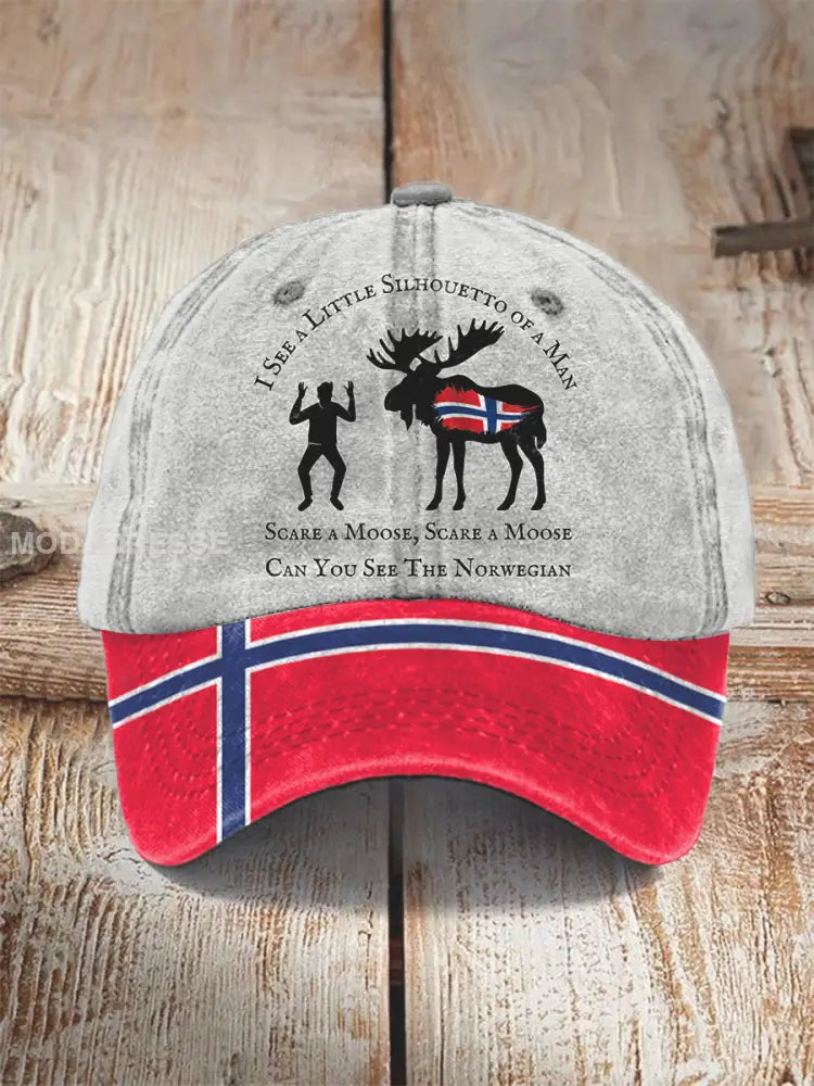 Unisex norsk reinsdyrtrykk som bilete / JM