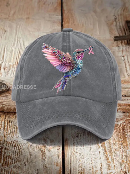 Unisex Resort Hawaiian Design Print hatt grå / ONE