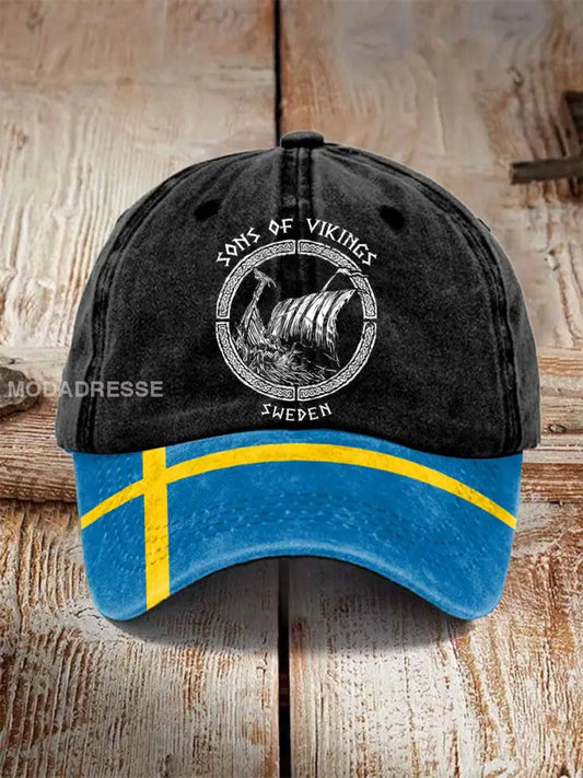 Unisex söner av vikingar Bundesadler tryckta mössan JM