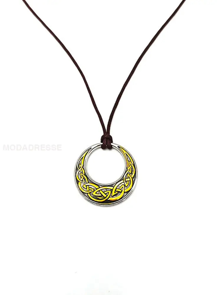 Unisex Viking Pendant. guld / ONE