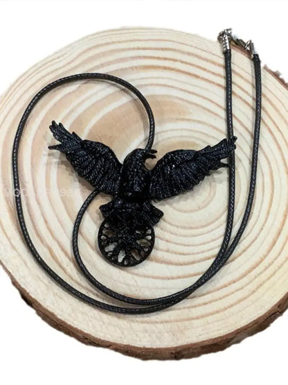Unisex Viking Pendant. Svart / ONE