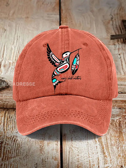 Varje barn är viktigt att skriva ut Unisex hatt Orange / JM