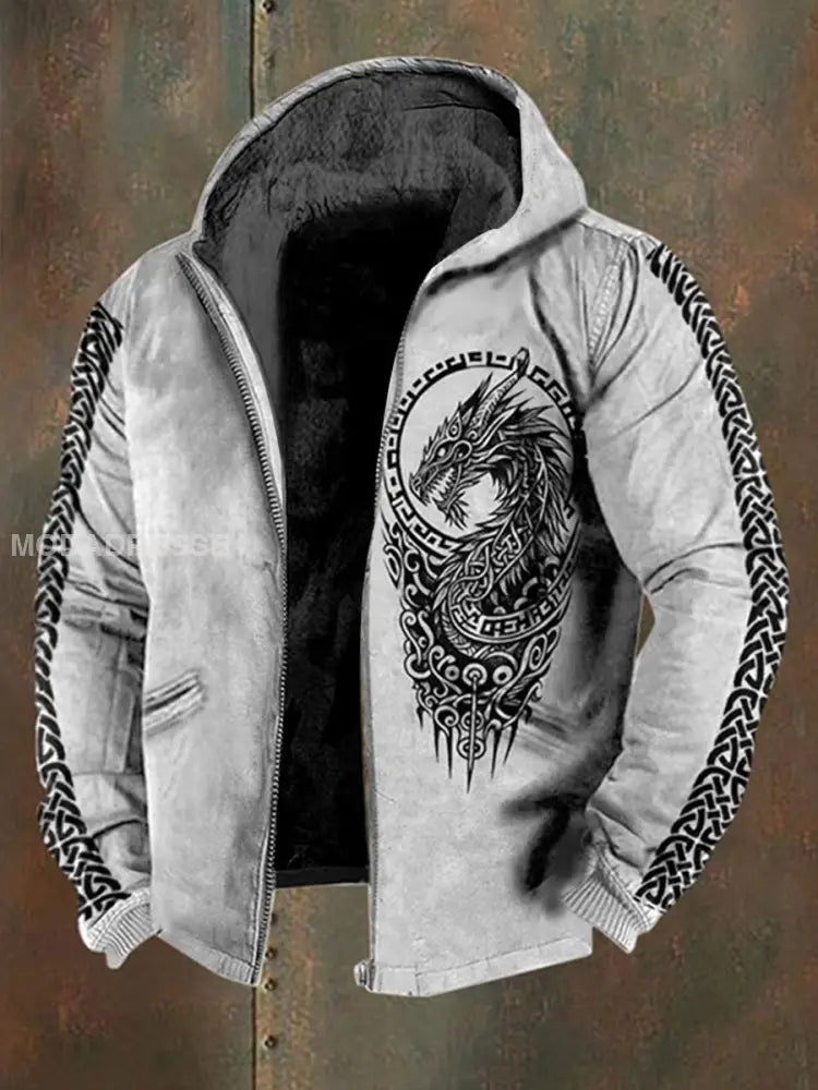 Viking fleece fodrad jacka grå / S