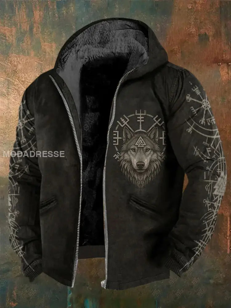 Viking fleece fodrad jacka som bild / S