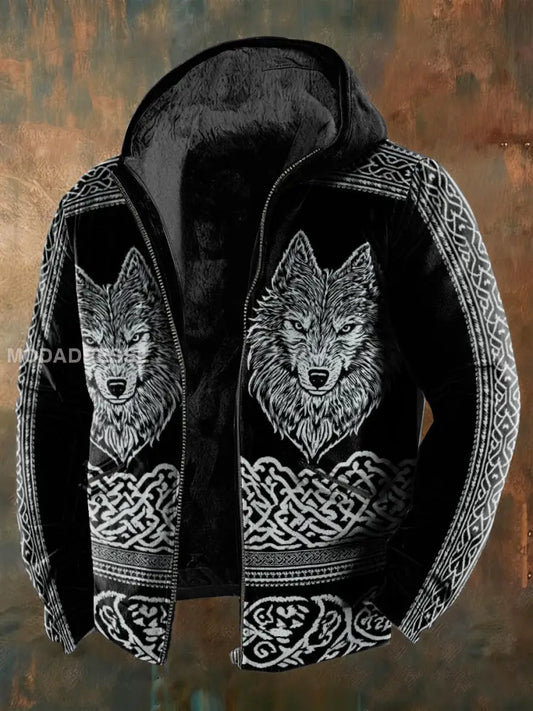 Viking fleece fodrad jacka svart / S