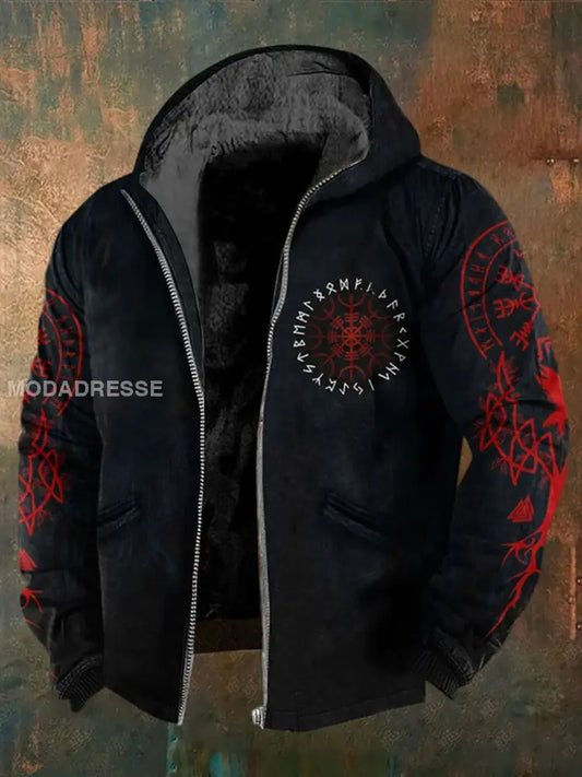 Viking fleece fodrad jacka svart / S