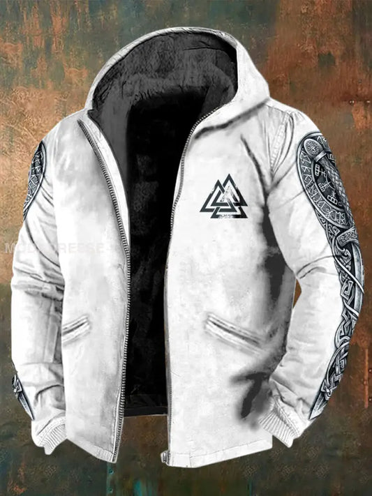 Viking fleece fodrad jacka vitt / S