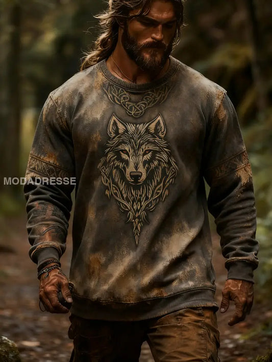 Vikingattröja för män som bild / S