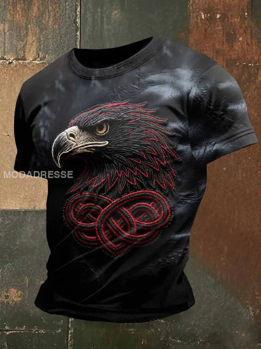 Vintage Svensk Vikingatröja Casual T-shirt som bild / S
