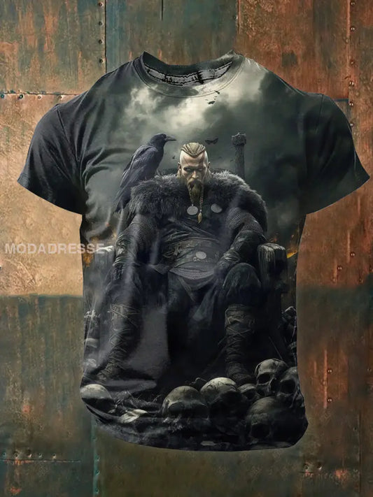 Vintage Viking T-shirt som bild / S