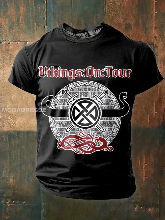 Vintage Viking T-shirt som bild / S