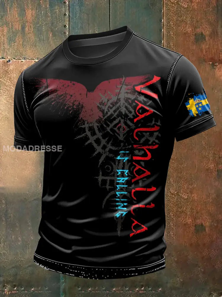 Vintage Viking T-shirt som bild / S