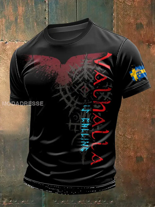 Vintage Viking T-shirt som bild / S