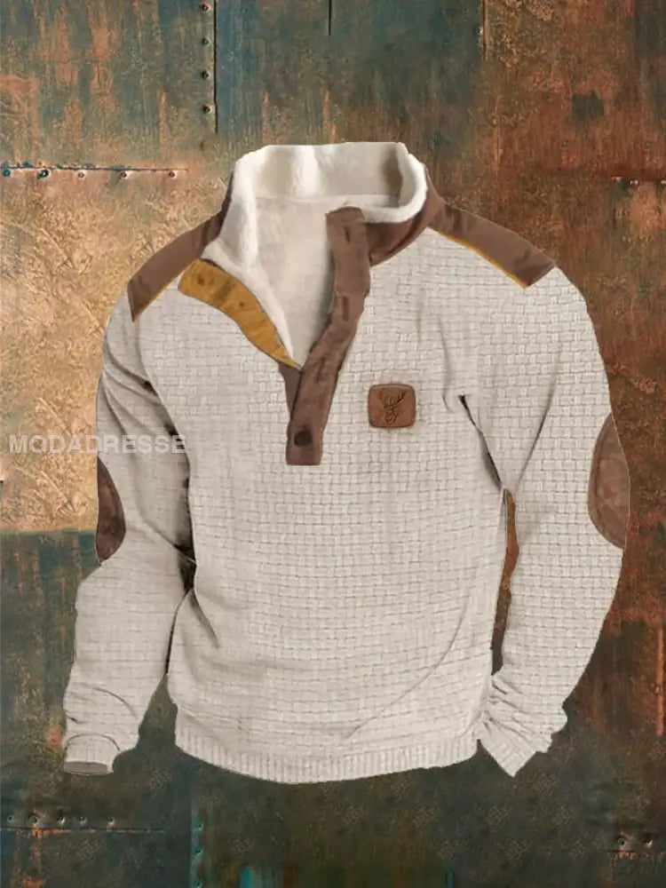 Western-genser for menn med knapper i westernmotiv S Bestseller
